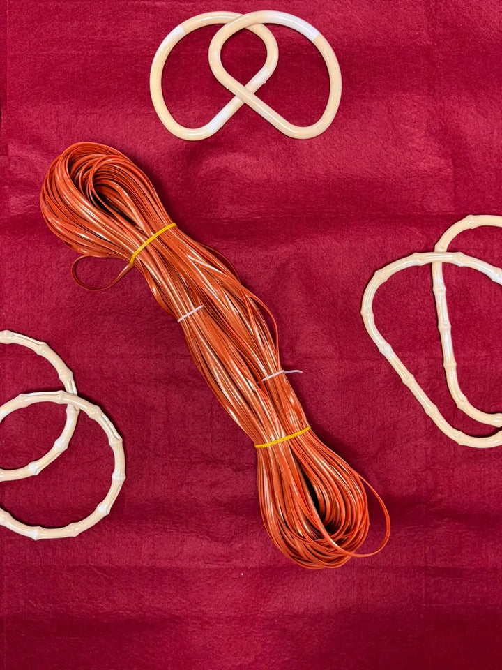 Plastik Rafya İpi 500 gr Eni 0,45mm – Renkli Şerit İp