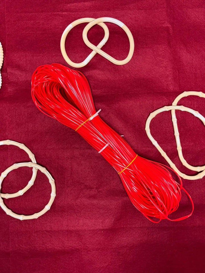 Plastik Rafya İpi 500 gr Eni 0,45mm – Renkli Şerit İp