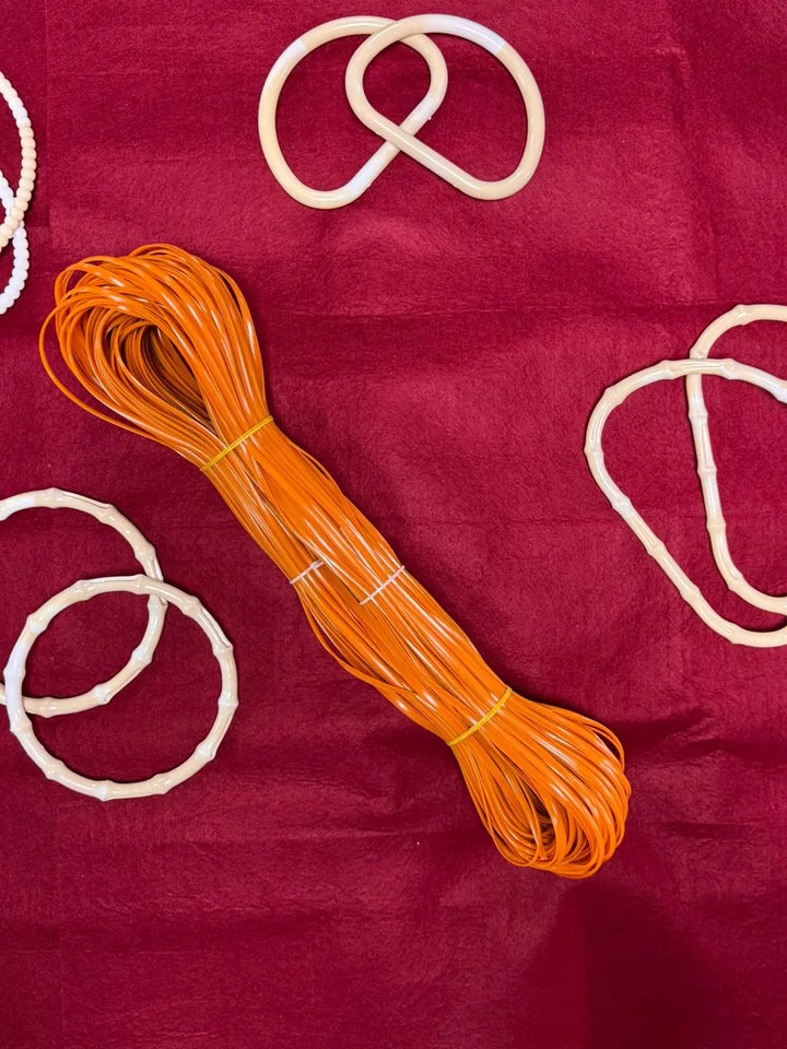 Plastik Rafya İpi 500 gr Eni 0,45mm – Renkli Şerit İp