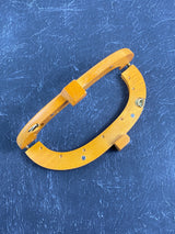 Kare Uçlu Ahşap Çanta Bursu 20 cm