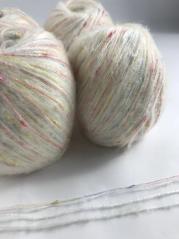 Klavuzlu İnce Moher Yün İp 520- 236 Gram KİM72- 73