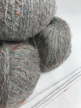 Klavuzlu İnce Moher Yün İp 384 Gram KİM78