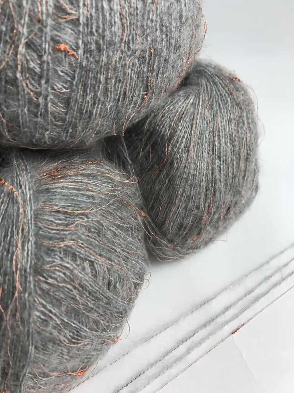 Klavuzlu İnce Moher Yün İp 384 Gram KİM78