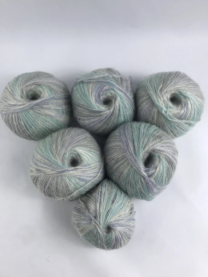 Klavuzlu İnce Moher Yün İp 526-350 Gram KİM83-84