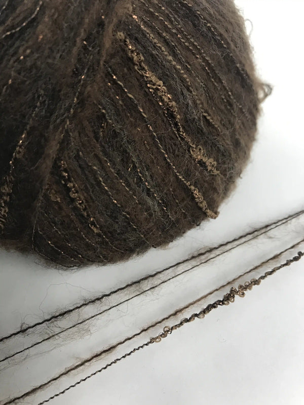 Klavuzlu İnce Moher Yün İp 356 Gram KİM91