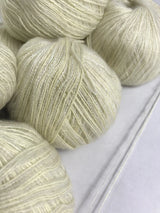 Klavuzlu İnce Moher Yün İp 614 Gram KİM94