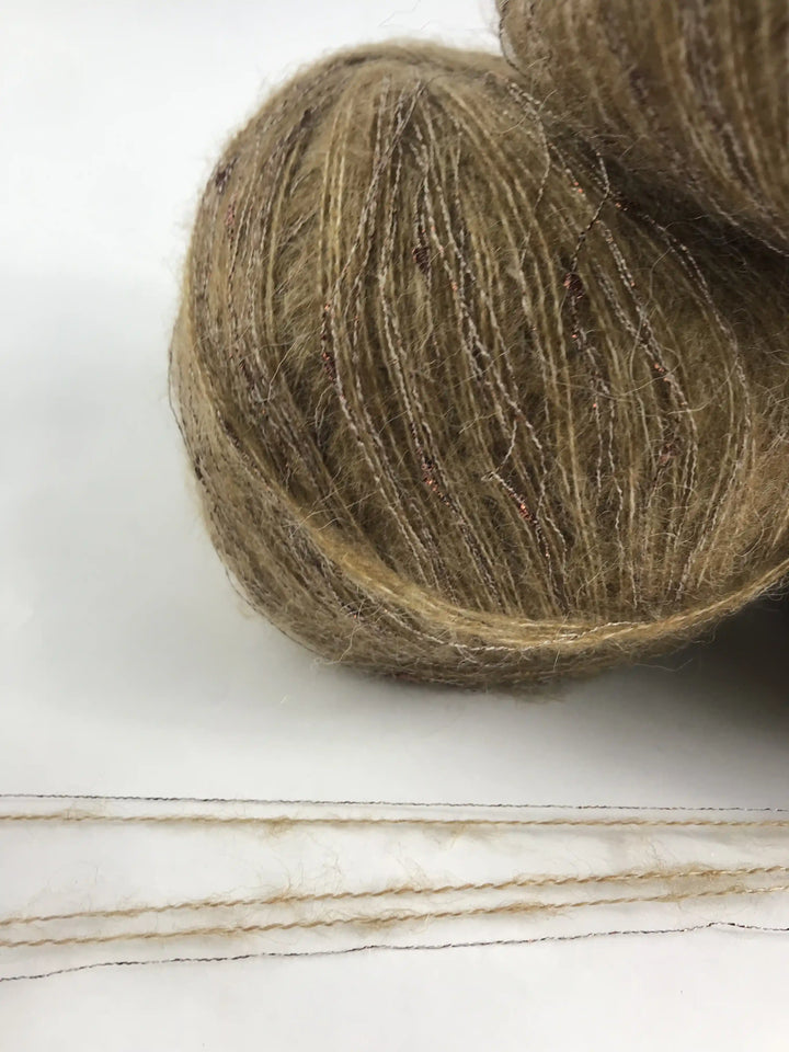 Klavuzlu İnce Moher Yün İp 356 Gram KİM103