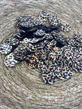 Leopar Desenli Çanta Pulu 20mm 50 Gram