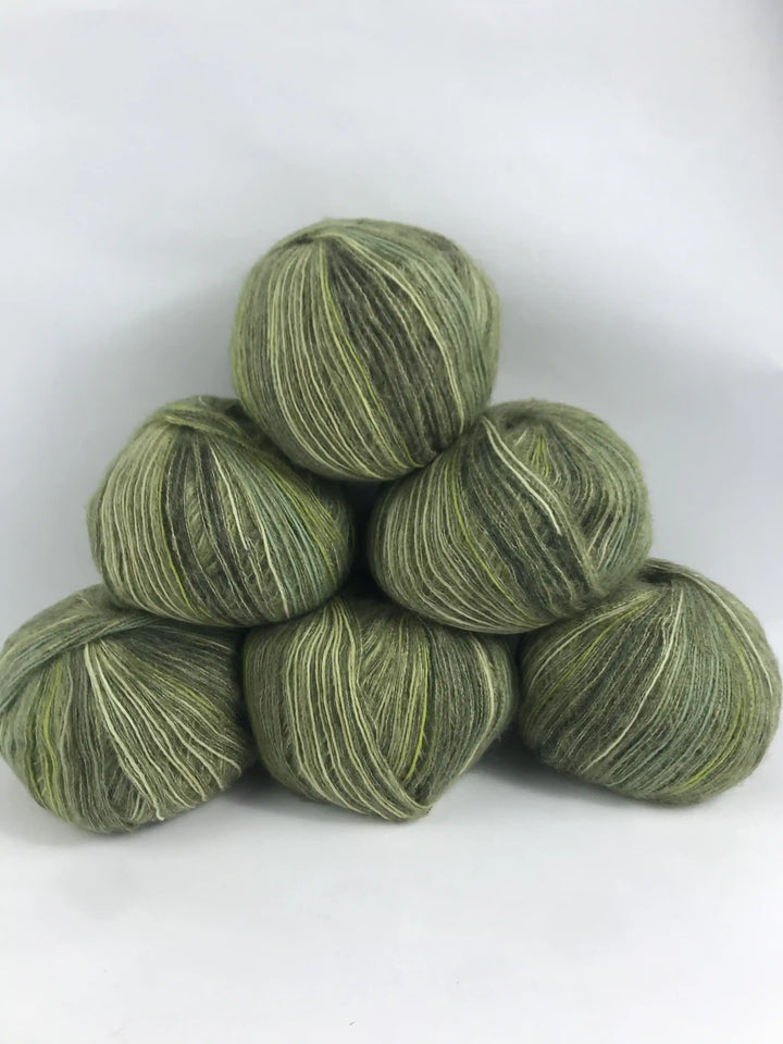 Klavuzlu İnce Moher Yün İp 542 Gram KİM117