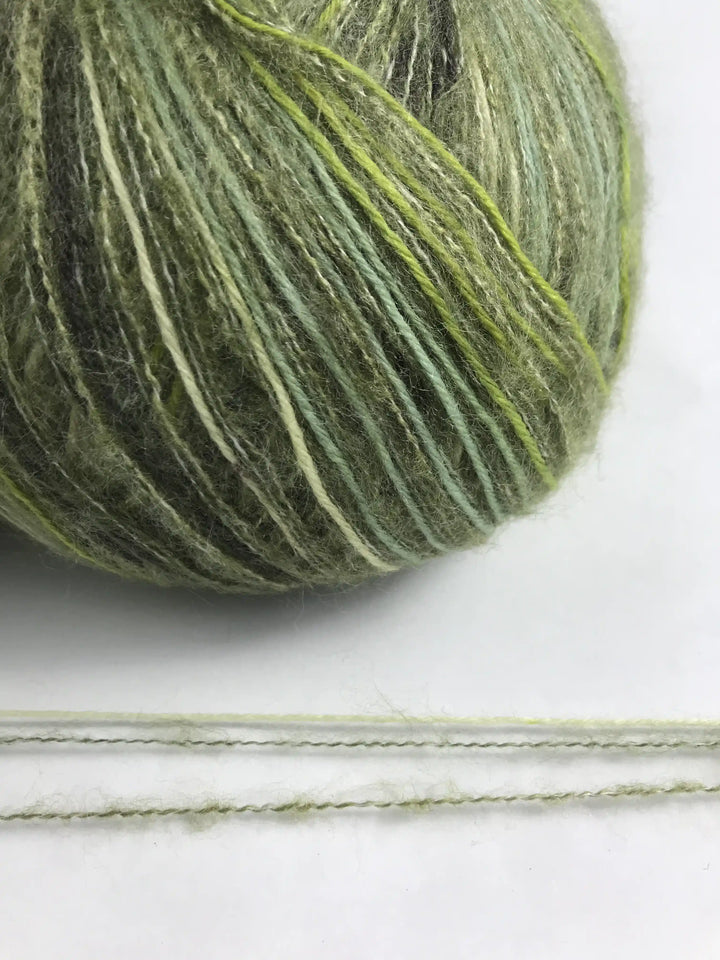 Klavuzlu İnce Moher Yün İp 542 Gram KİM117