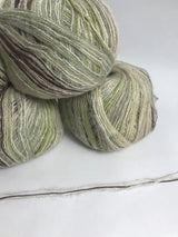 Klavuzlu İnce Moher Yün İp 594 Gram KİM119