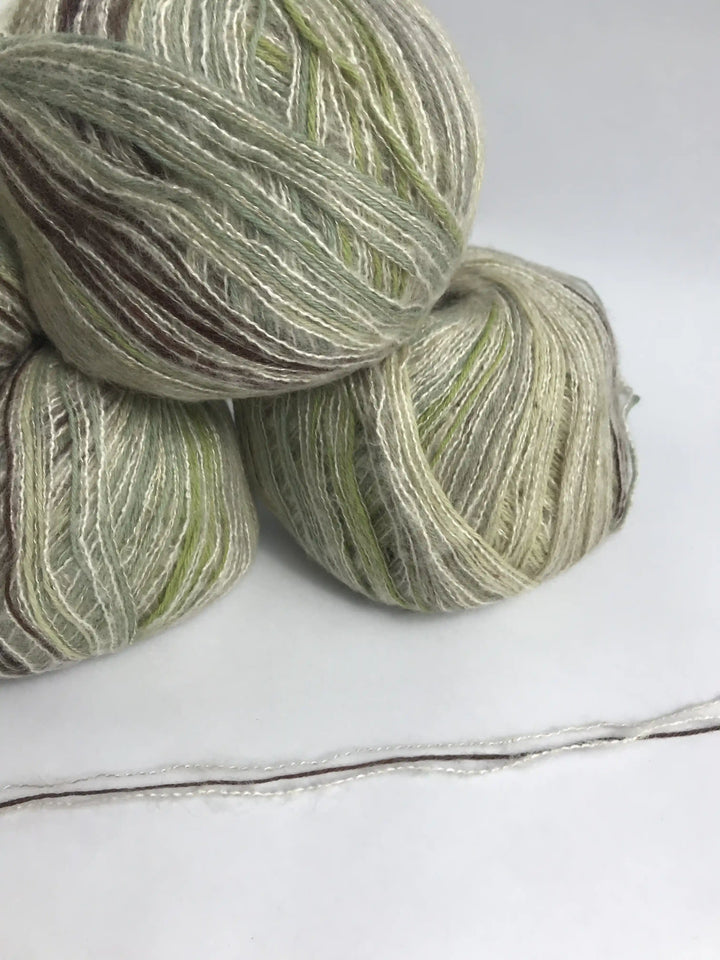 Klavuzlu İnce Moher Yün İp 594 Gram KİM119