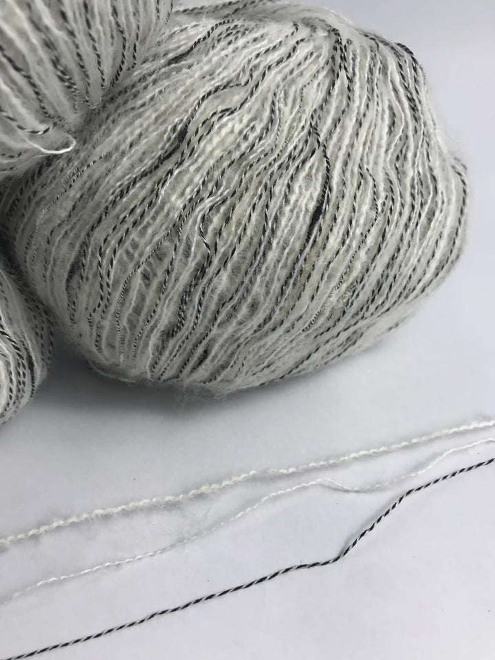 Klavuzlu İnce Moher Yün İp 572 Gram KİM121