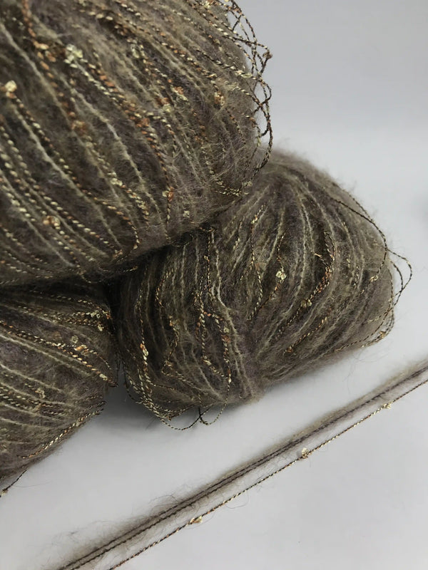 Klavuzlu İnce Moher Yün İp 566 Gram KİM122