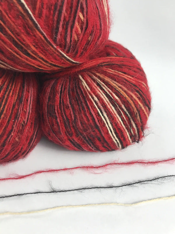 Klavuzlu İnce Moher Yün İp 400 Gram KİM124