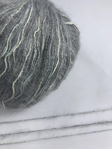 Klavuzlu İnce Moher Yün İp 336 Gram KİM126