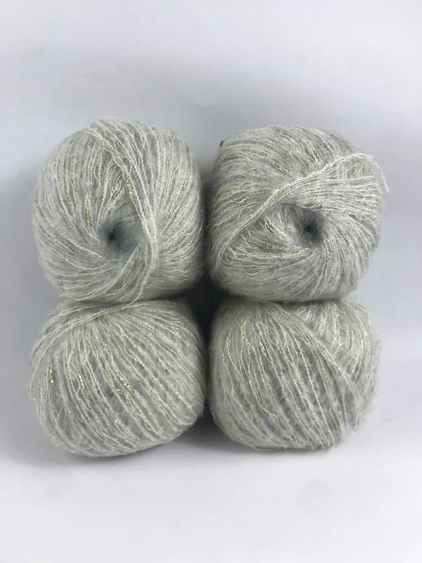 Klavuzlu İnce Moher Yün İp 312 Gram KİM129