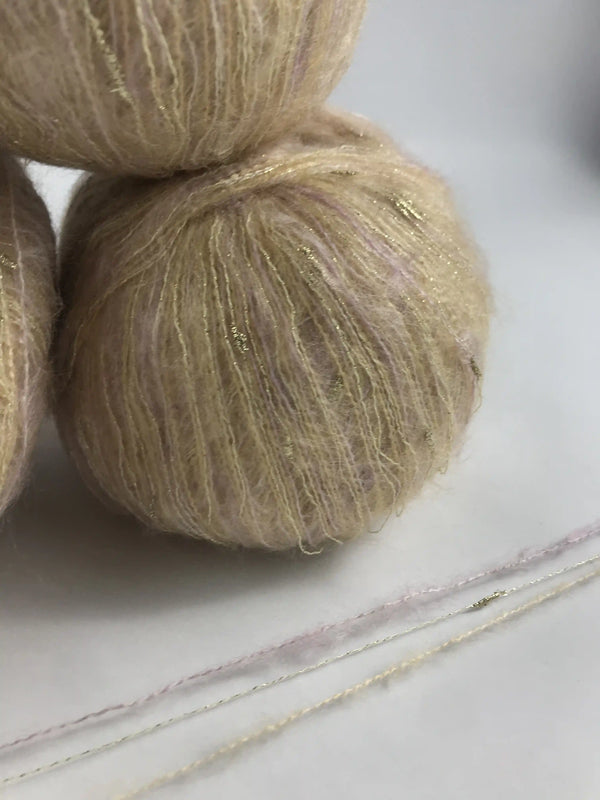 Klavuzlu İnce Moher Yün İp 374 Gram KİM134