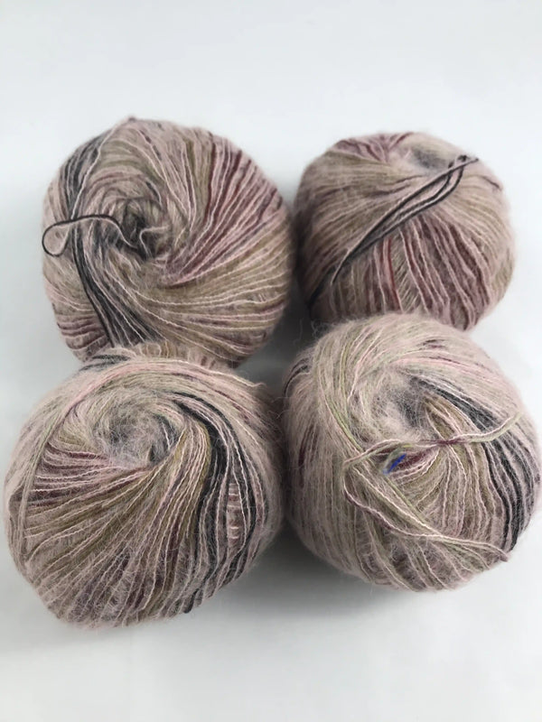 Klavuzlu İnce Moher Yün İp 352 Gram KİM135