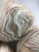 Klavuzlu İnce Moher Yün İp 372-354 Gram KİM138-139