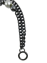 Boncuklu Çift Sıra Çanta Zinciri 36 Cm
