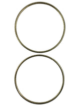 Metal Desenli Yuvarlak Çanta Sapı 13.5 Cm