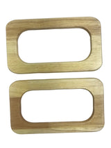 Ahşap Dikdörtgen Çanta Sapı 16x9 Cm