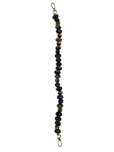 Boncuk Kahve Tonları-Siyah Çanta Sapı 47 Cm