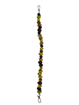 Boncuk Kahve Tonları-Sarı Çanta Sapı 47 Cm