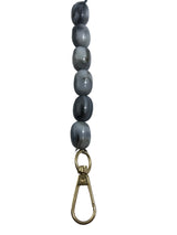 Boncuk Siyah-Beyaz Çanta Sapı 43 Cm