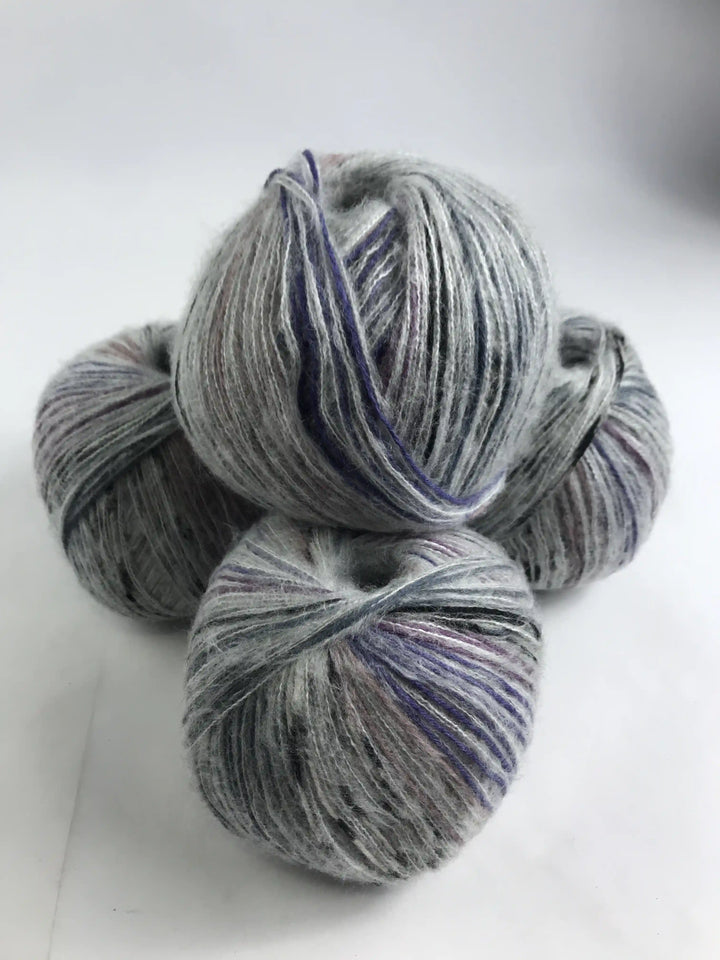 Klavuzlu İnce Moher Yün İp 542 Gram KİM148