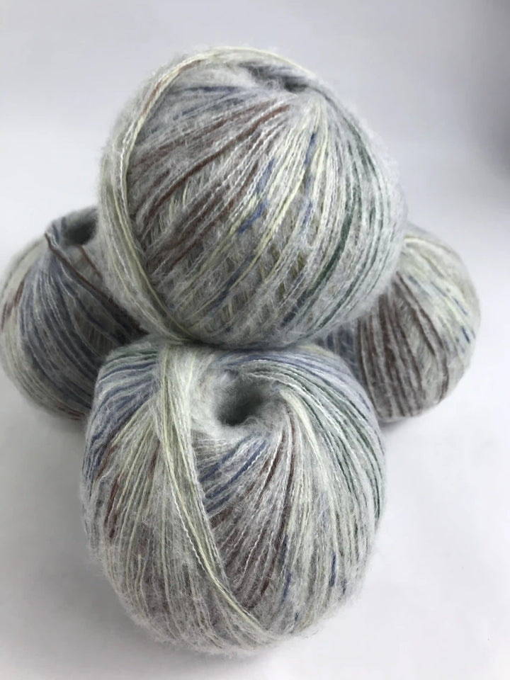 Klavuzlu İnce Moher Yün İp 528 Gram KİM153