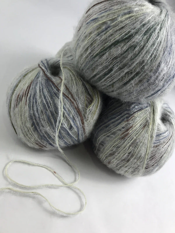 Klavuzlu İnce Moher Yün İp 528 Gram KİM153