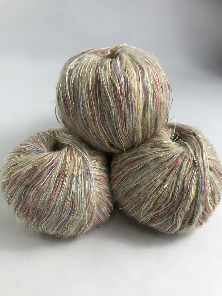 Klavuzlu İnce Moher Yün İp 424-476-515 Gram KİM161-162-163