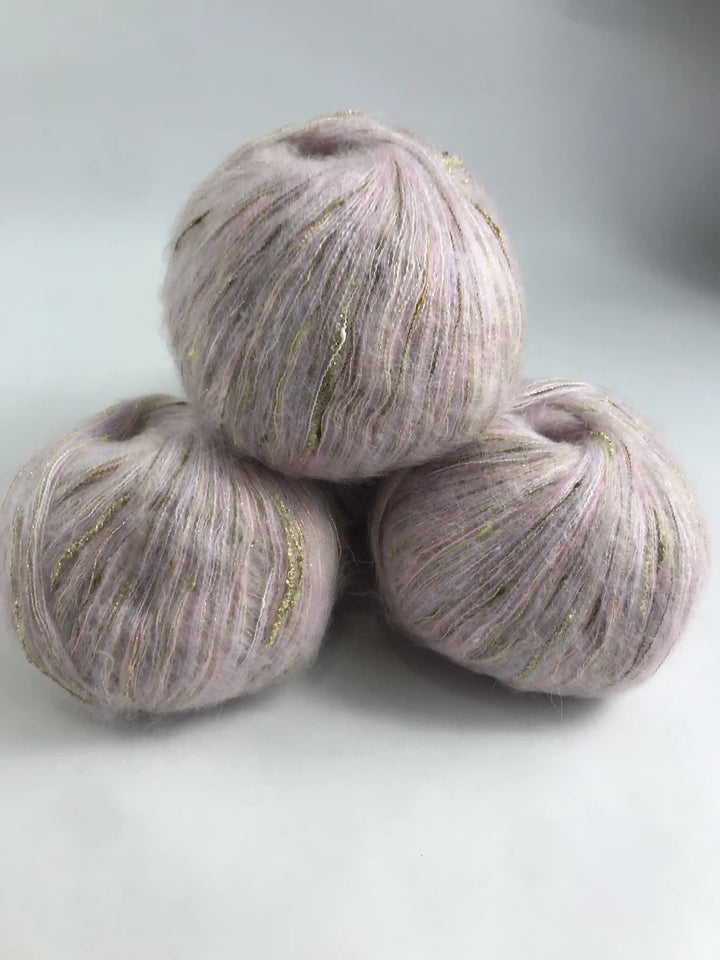 Klavuzlu İnce Moher Yün İp 400 Gram KİM168