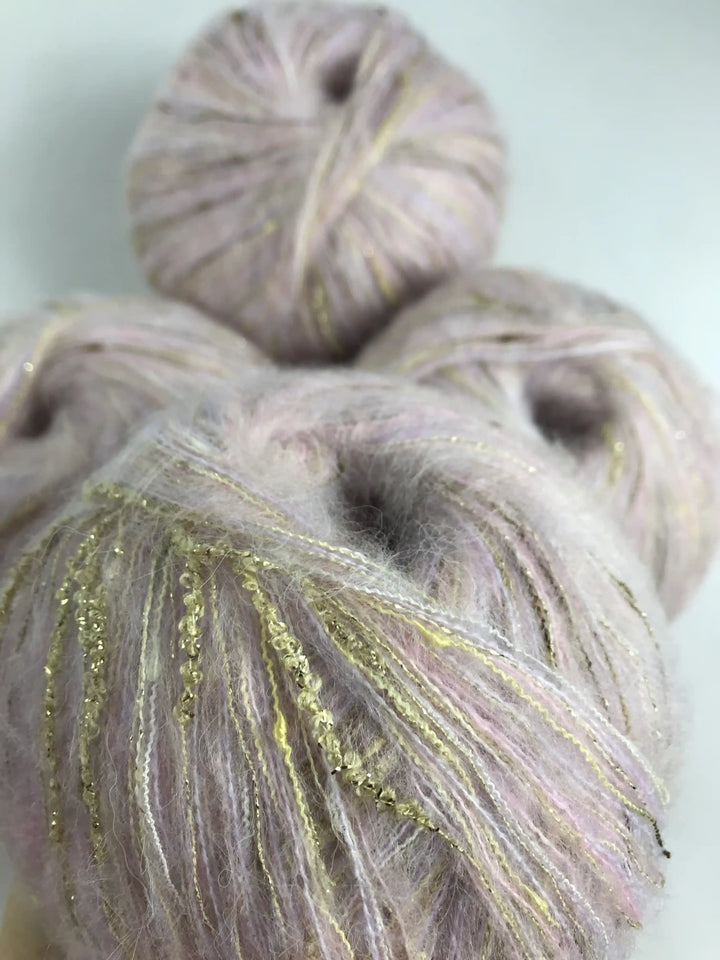 Klavuzlu İnce Moher Yün İp 400 Gram KİM168