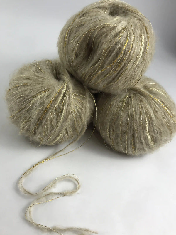 Keçi Moher Klavuzlu Yün İp 334-384 Gram KMİ24-25