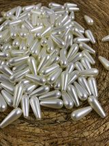 Damla Model Plastik İnci Boncuk 100 Gram