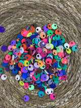 Plastik Renkli Boncuk 10mm 50 Gram