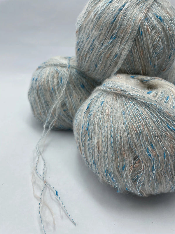 Klavuzlu İnce Moher Yün İp 518 Gram KİM32