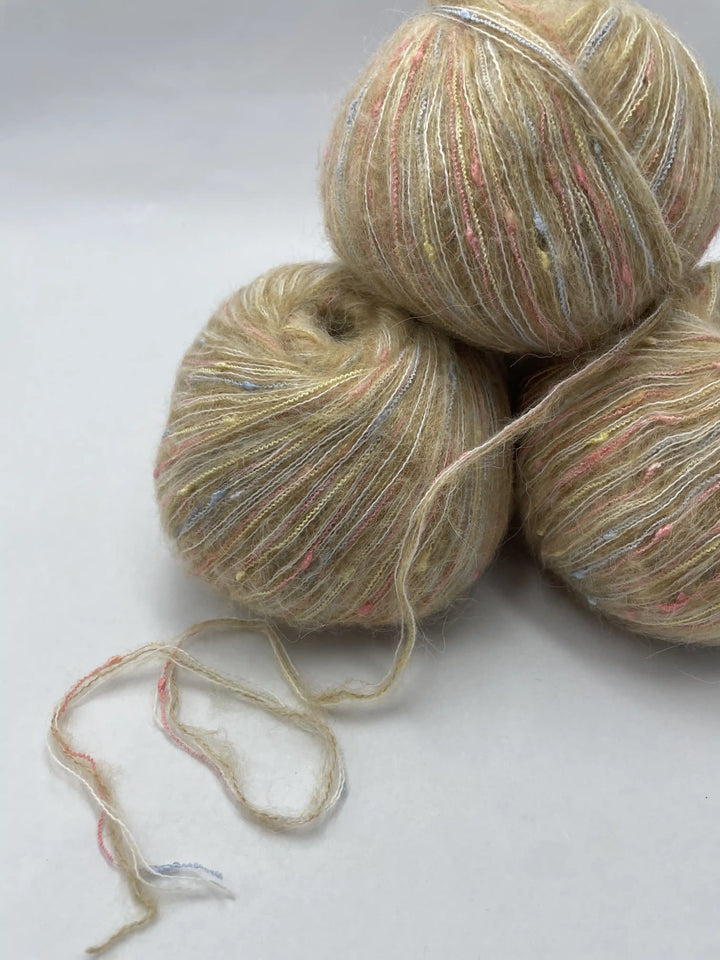 Klavuzlu İnce Moher Yün İp 400 Gram KİM41