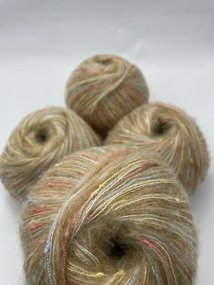 Klavuzlu İnce Moher Yün İp 400 Gram KİM41