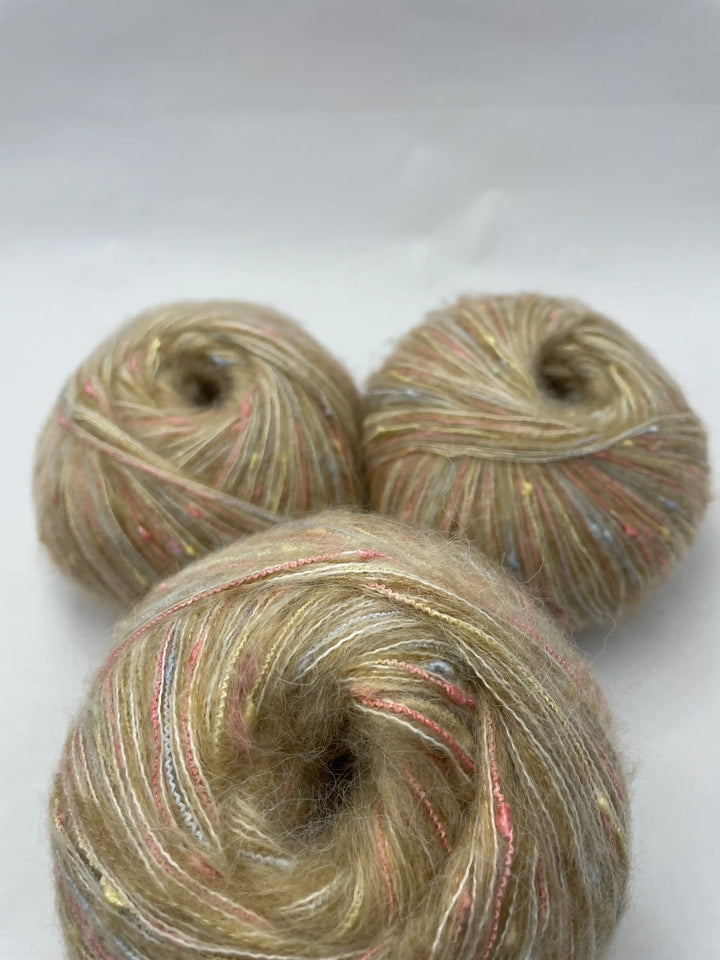 Klavuzlu İnce Moher Yün İp 320 Gram KİM42