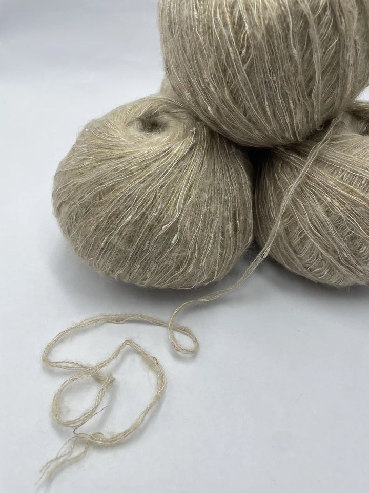 Klavuzlu İnce Moher Yün İp 504 Gram KİM45