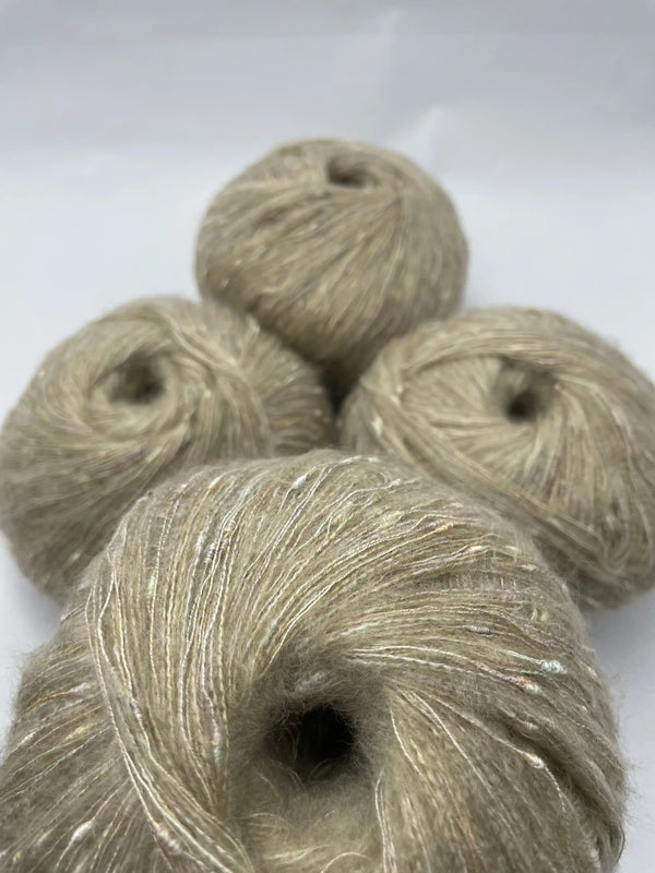 Klavuzlu İnce Moher Yün İp 504 Gram KİM45