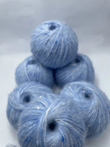 Klavuzlu İnce Moher Yün İp 682 Gram KİM49