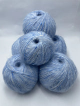 Klavuzlu İnce Moher Yün İp 682 Gram KİM49