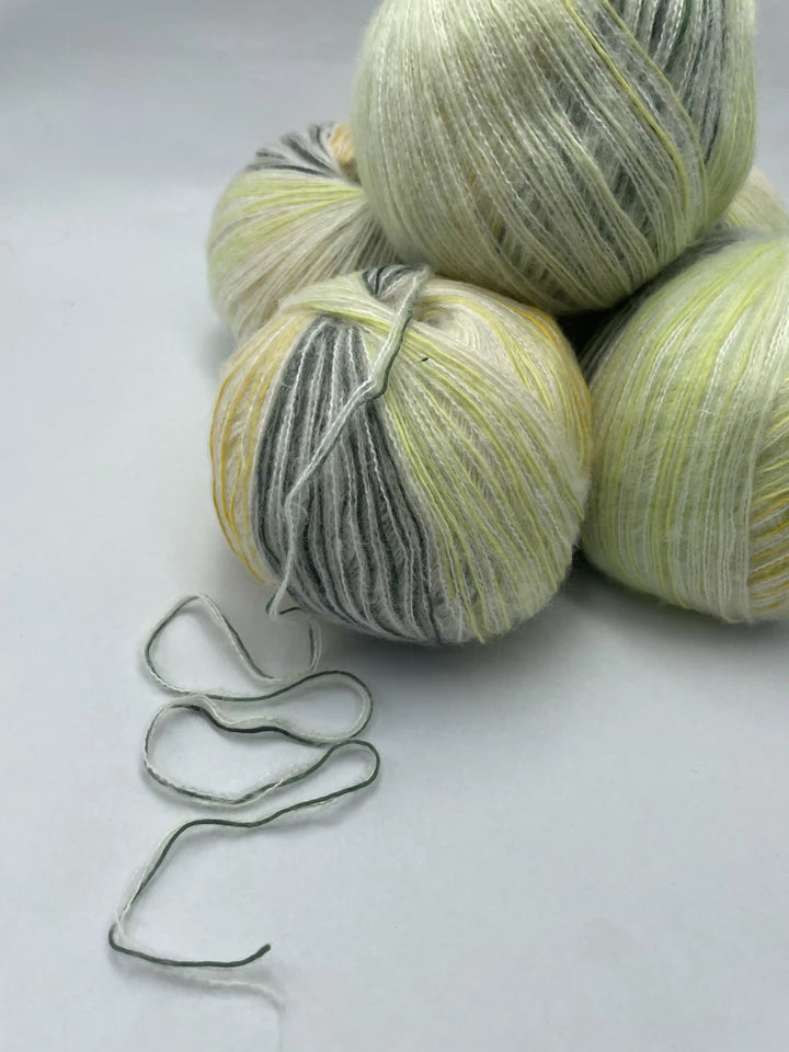 Klavuzlu İnce Moher Yün İp 486 Gram KİM53