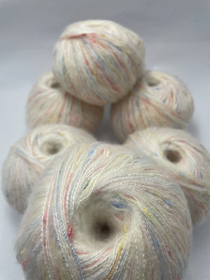 Klavuzlu İnce Moher Yün İp 624 Gram KİM54