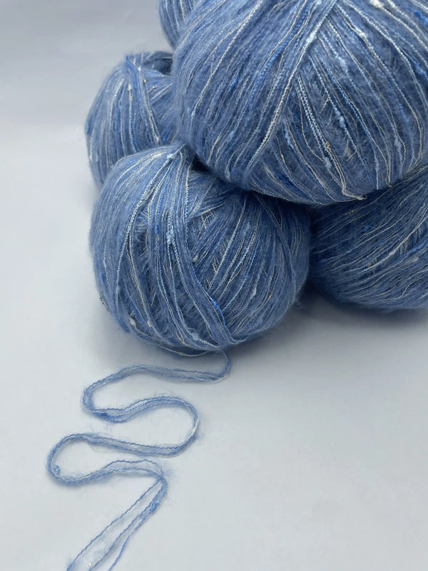 Klavuzlu İnce Moher Yün İp 652 Gram KİM58